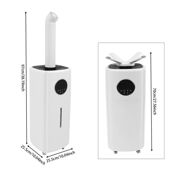 YINXIER Cool Mist Impeller Whole House Humidifier with YINXIER Cool Mist Impeller Whole House Humidifier with